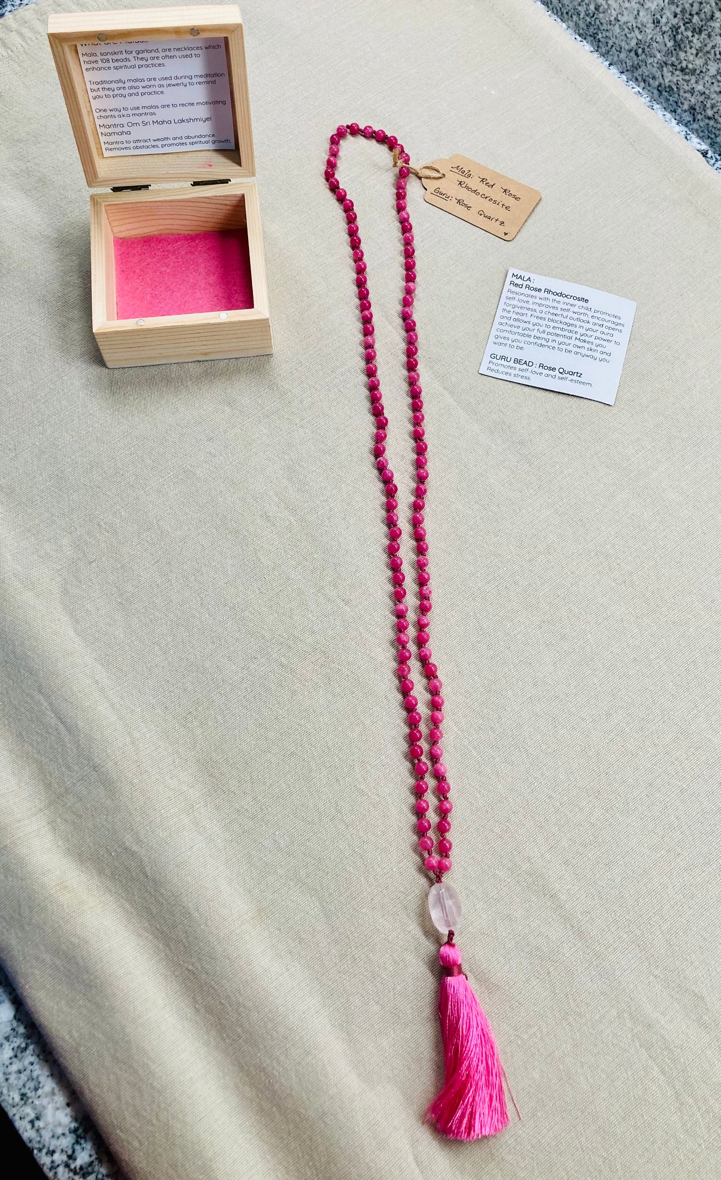 Red Rose Rhodocrosite