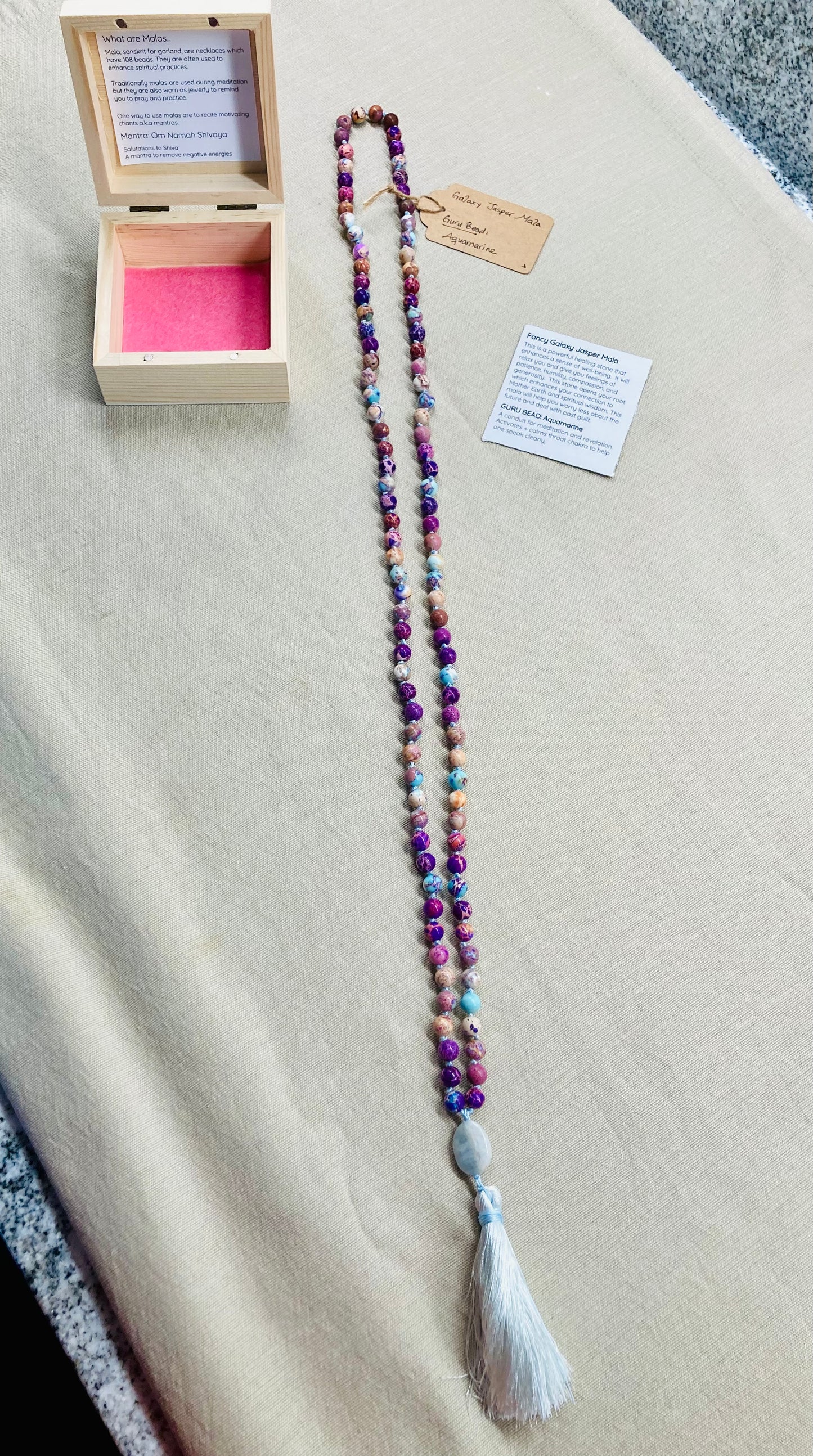 Fancy Galaxy Jasper Mala