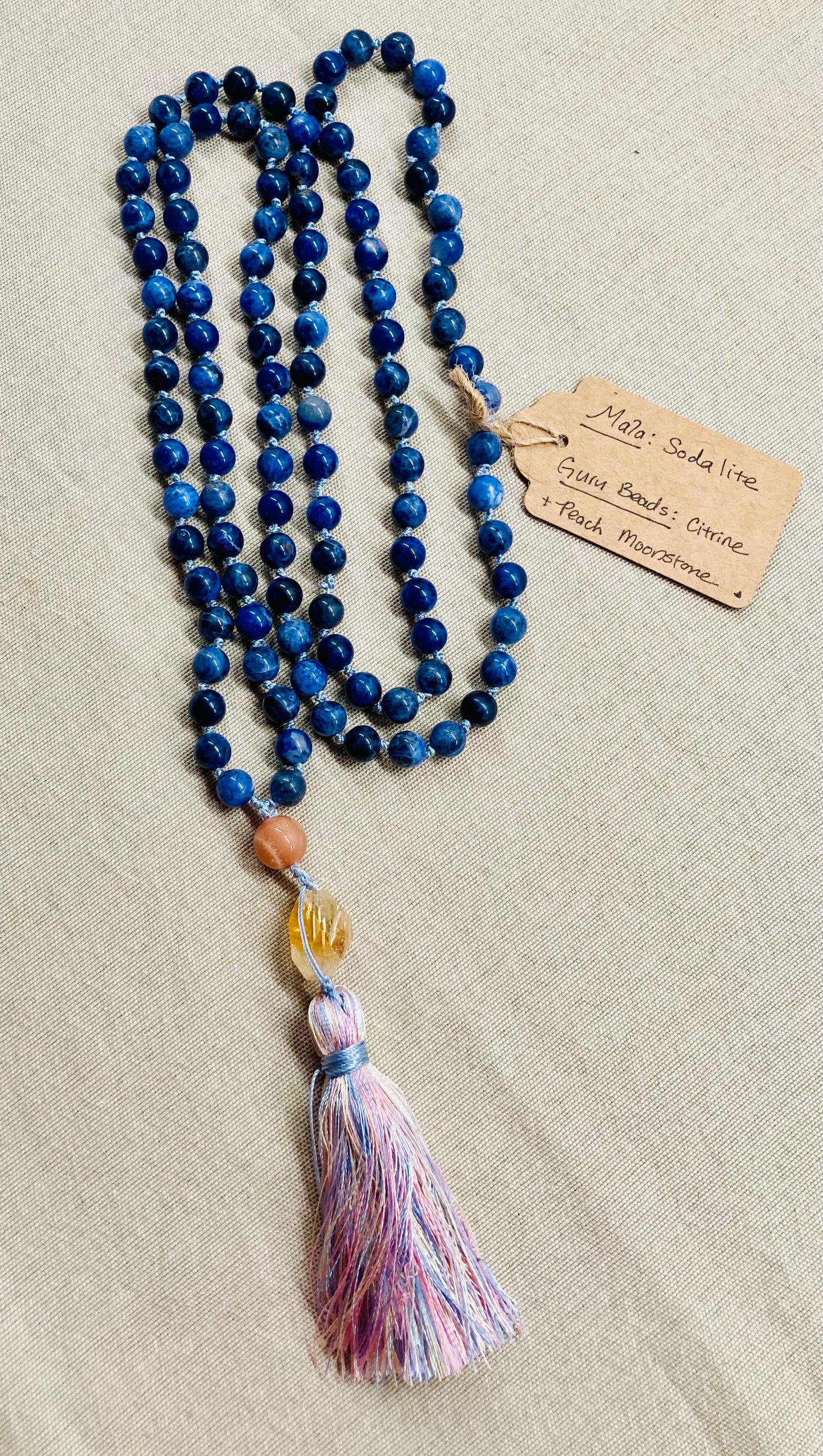 Deep Blue Sodalite Mala