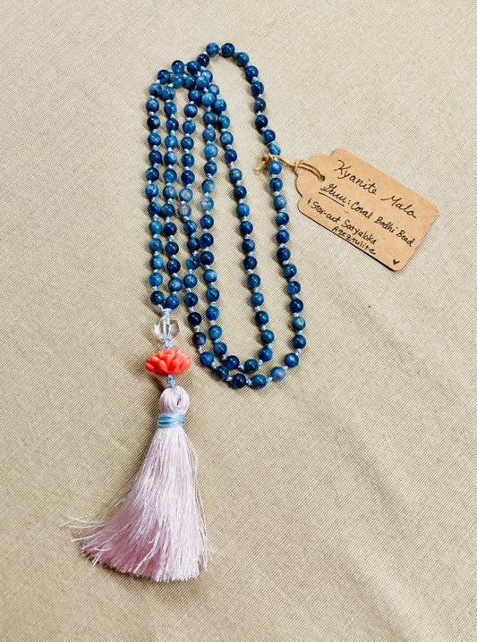 Blue Kyanite Mala