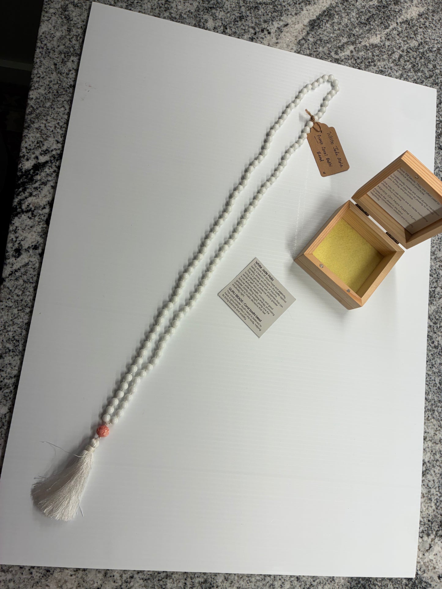 White Jade Mala